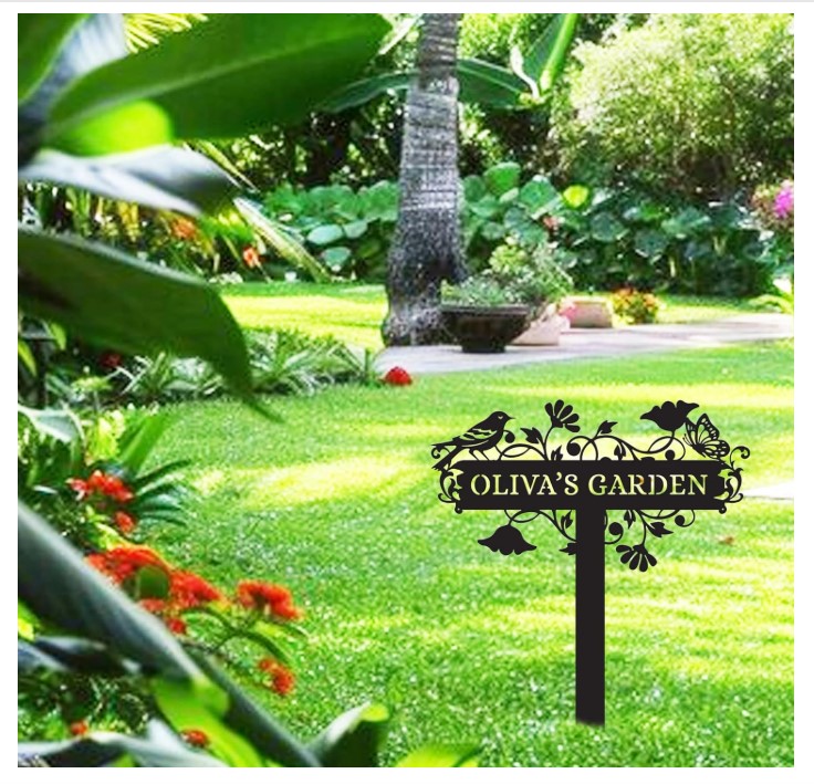 Personalized Garden Sign