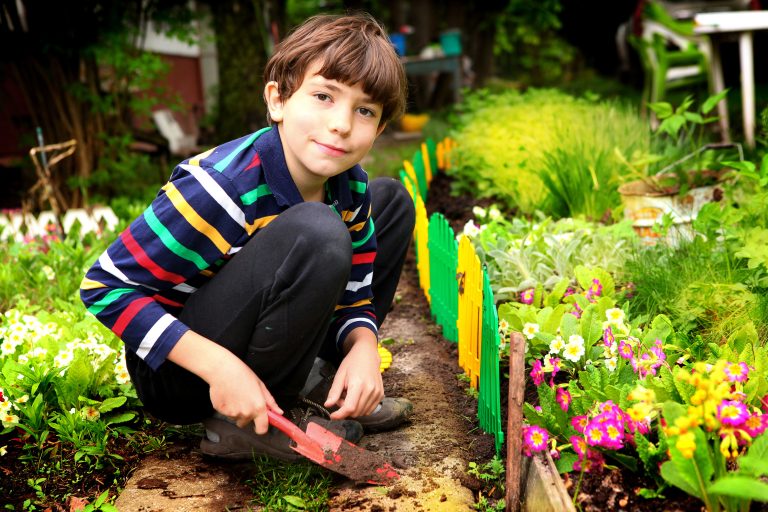 young gardener